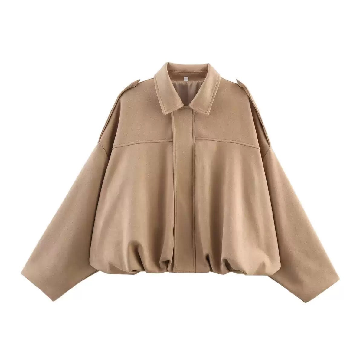 Studio Cropped Jacket - Beige