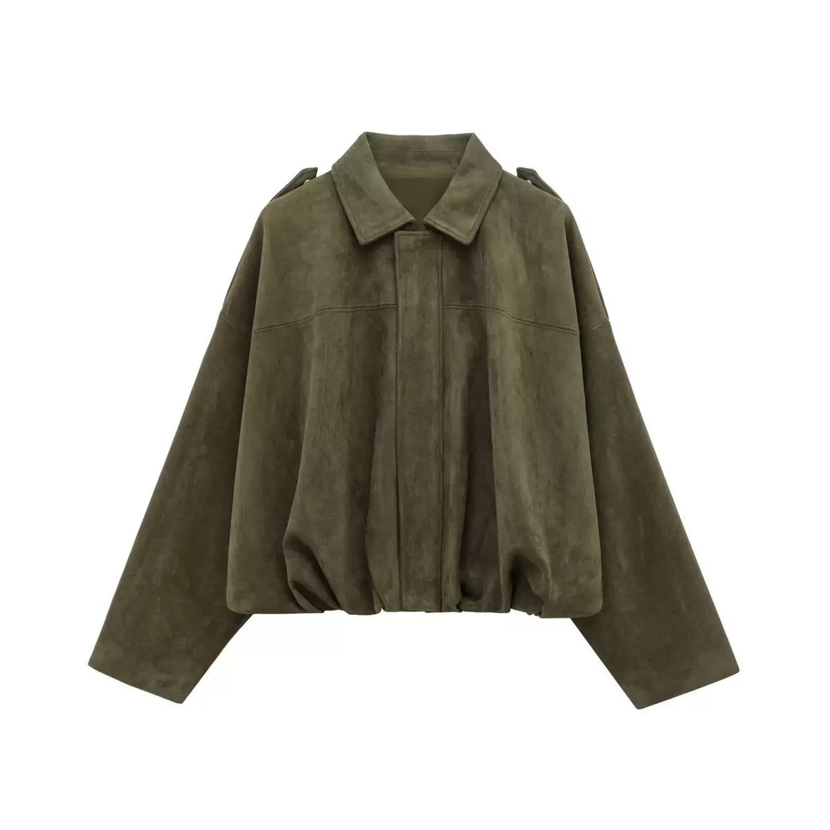 Studio Cropped Jacket - Grün