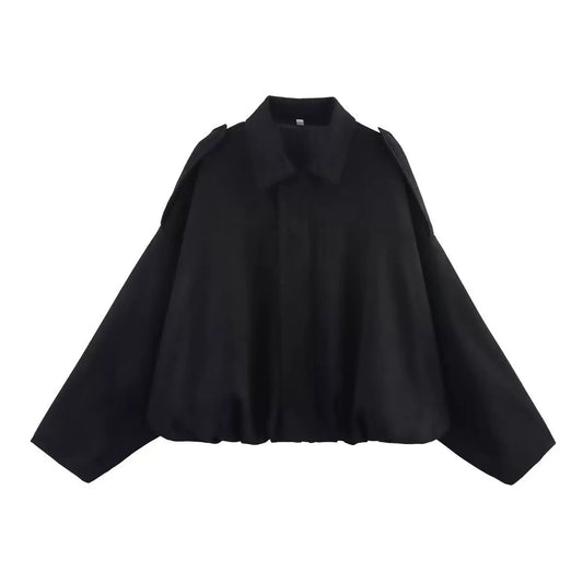 Studio Cropped Jacket - Schwarz